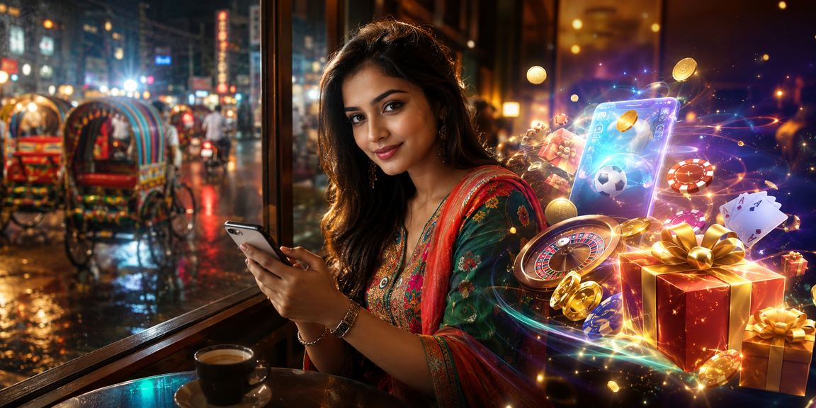 ঢাকায় রিকশার পাশে মোবাইলে boss247bd অ্যাপ ব্যবহার করছেন একজন ব্যবহারকারী