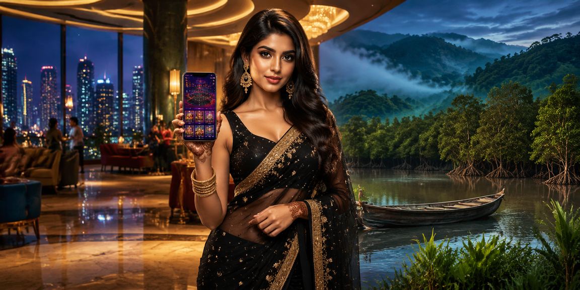 সুন্দরবন পটভূমিতে বাংলাদেশি ব্যবহারকারীর মোবাইল স্পোর্টস বেটিং